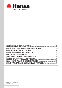 Bedienungsanleitung Hansa BOEI68534 Backofen