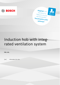Handleiding Bosch PVS811B16E Kookplaat