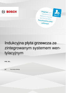 Instrukcja Bosch PVS811B16E Płyta do zabudowy