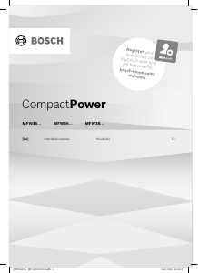 Használati útmutató Bosch MFW3630A CompactPower Húsdaráló