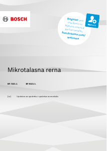 Priručnik Bosch BFL7221B1 Mikrovalna pećnica