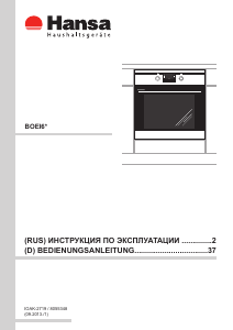 Bedienungsanleitung Hansa BOEI69440055 Backofen