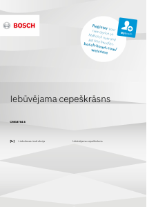 Rokasgrāmata Bosch CMG8764B6 Cepeškrāsns