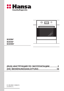 Bedienungsanleitung Hansa BOES695010 Backofen