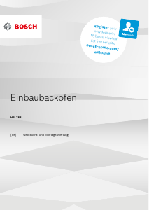 Bedienungsanleitung Bosch HBA578BS0 Backofen