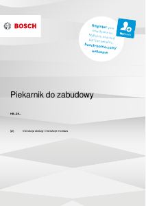 Instrukcja Bosch HBG539BB6B Piekarnik