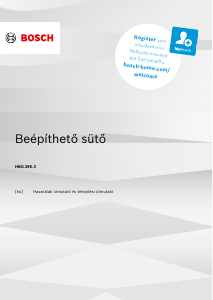 Használati útmutató Bosch HBG539EB3 Kemence