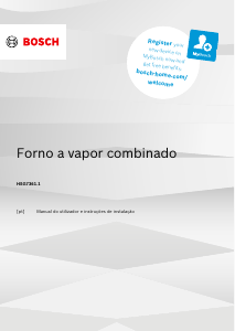 Manual Bosch HSG7361W1 Forno