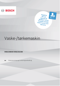 Bruksanvisning Bosch WNA134B0SN Kombimaskin vask-tørk