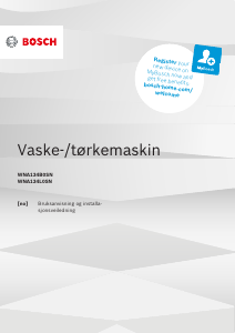 Bruksanvisning Bosch WNA134L0SN Kombimaskin vask-tørk
