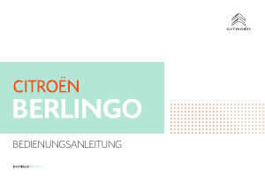 Bedienungsanleitung Citroën Berlingo (2019)