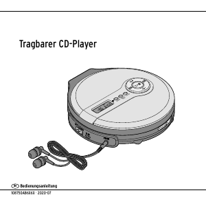 Bedienungsanleitung Tchibo 602 020 Discman