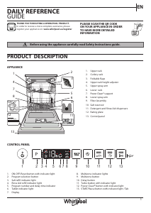 Manuale Whirlpool W0I D751A X Lavastoviglie