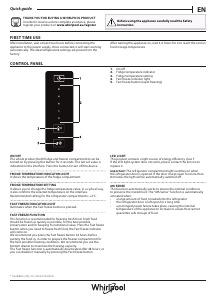 Handleiding Whirlpool W7X 82O OX UK Koel-vries combinatie