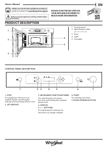 Rokasgrāmata Whirlpool MBNA900X Mikroviļņu krāsns