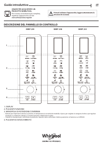 Manuale Whirlpool MWF 255 W Microonde