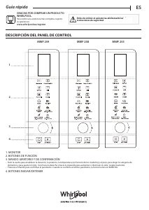 Manual de uso Whirlpool MWF 259 B Microondas