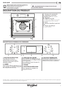 Mode d’emploi Whirlpool OMK58CU1SB Four
