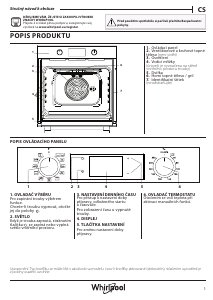 Manuál Whirlpool OMK58CU1SX Trouba