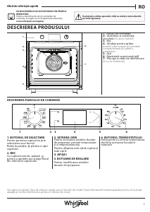 Manual Whirlpool OMK58CU1SX Cuptor