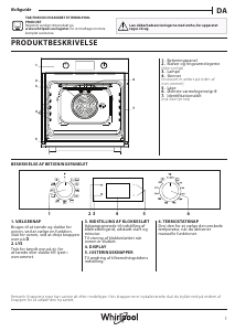 Brugsanvisning Whirlpool OMK58HU1B Ovn