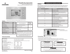 Handleiding Emerson 1F85U-42NP Thermostaat