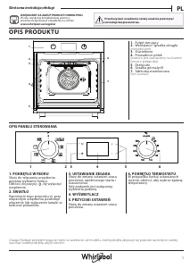 Instrukcja Whirlpool OMR551CR0X Piekarnik