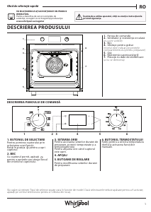 Manual Whirlpool OMR551CR0X Cuptor