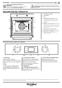 Manual de uso Whirlpool OMR58RR1B Horno