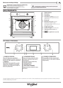 Instrukcja Whirlpool OMSR58RU1SB Piekarnik