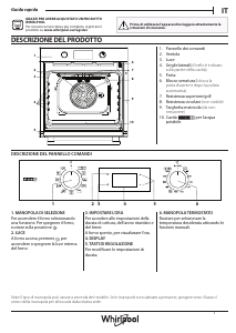 Manuale Whirlpool OMSR58RU1SX Forno