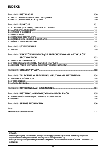 Instrukcja Whirlpool WME 3611 W Lodówka