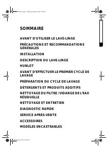 Mode d’emploi Whirlpool AWG 712 Lave-linge