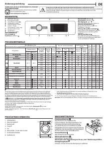 Bedienungsanleitung Whirlpool FFB 7469 BV EE Waschmaschine