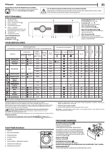 Käyttöohje Whirlpool FFB 8648 BV EU Pesukone