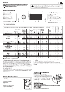 Handleiding Whirlpool FFD 9469E BV BE Wasmachine