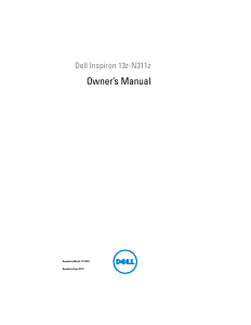 Handleiding Dell Inspiron 13z-N311z Laptop