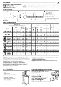 Návod Whirlpool TDLR 7231BS EU Práčka