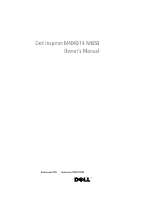 Handleiding Dell Inspiron 14-N4050 Laptop