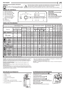 Manual Whirlpool TDLR 7232BS NX Máquina de lavar roupa