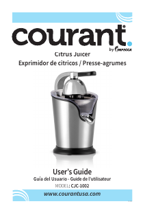 Handleiding Courant CJC-1002 Citruspers