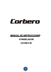 Manual de uso Corberó CCH061LW Congelador