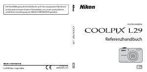 Bedienungsanleitung Nikon Coolpix L29 Digitalkamera