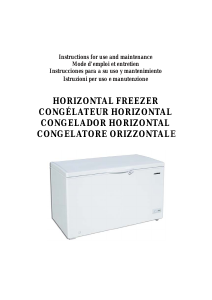 Manual Corberó CCH303E Freezer