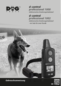 Bedienungsanleitung Dogtrace d-control professional 1002 Elektronische halsband