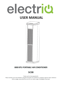 Handleiding ElectriQ SC08 Airconditioner