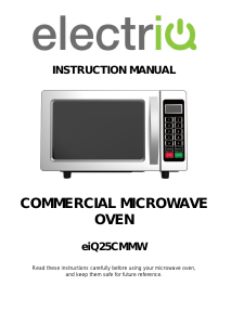 Handleiding ElectriQ eiQ25CMMW Magnetron