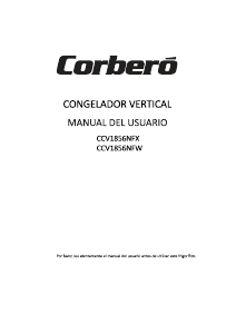 Manual de uso Corberó CCV1856NFX Congelador