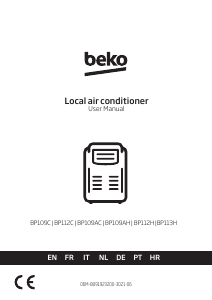 Manual BEKO BP113H Ar condicionado