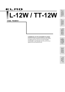 Bedienungsanleitung Elmo L-12W Dokumentenkamera